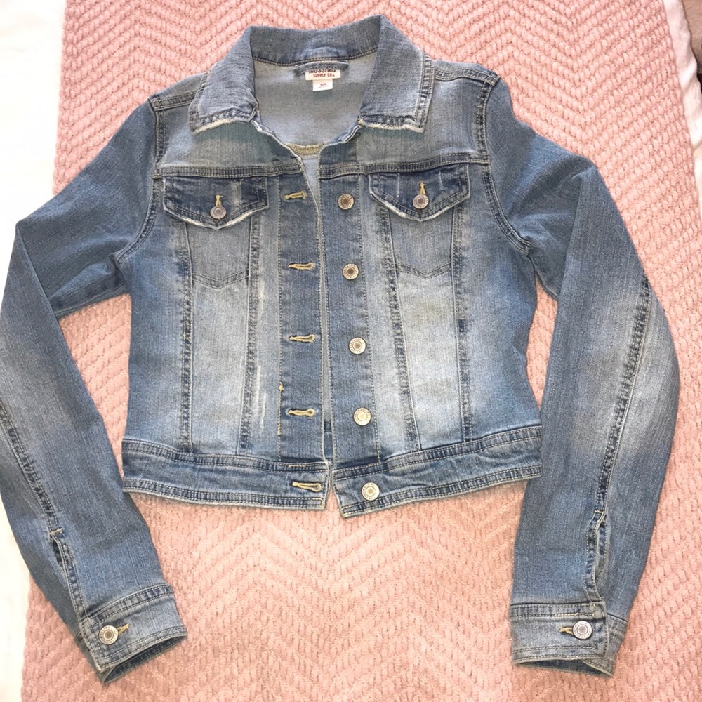 Mossimo Cropped Denim Jacket